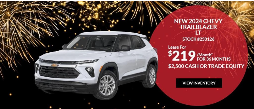 NEW 2024 CHEVY TRAILBLAZER LT
